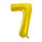 6 Pack: Gold Foil Number Balloon by Celebrate It™